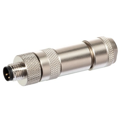 M8 Konektor – muški ravni, 3-polni, screw, shielded