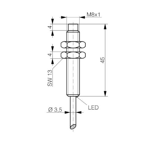 DW-AD-511-M8_1 Senzor Extra Distance M8