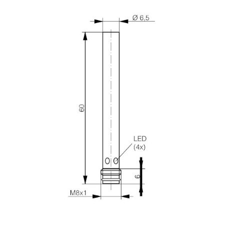 DW-AS-503-065-001_1 Senzor Extra Distance Ø6,5