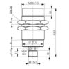 Senzor Full Inox M30