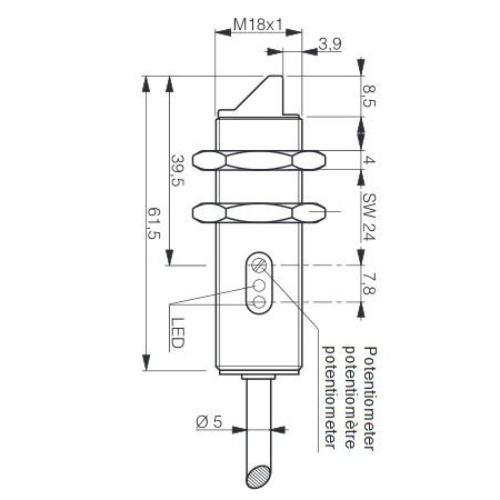 LTK-1180W-101_1 Difuzni senzor M18