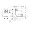Difuzni senzor 30x30x15
