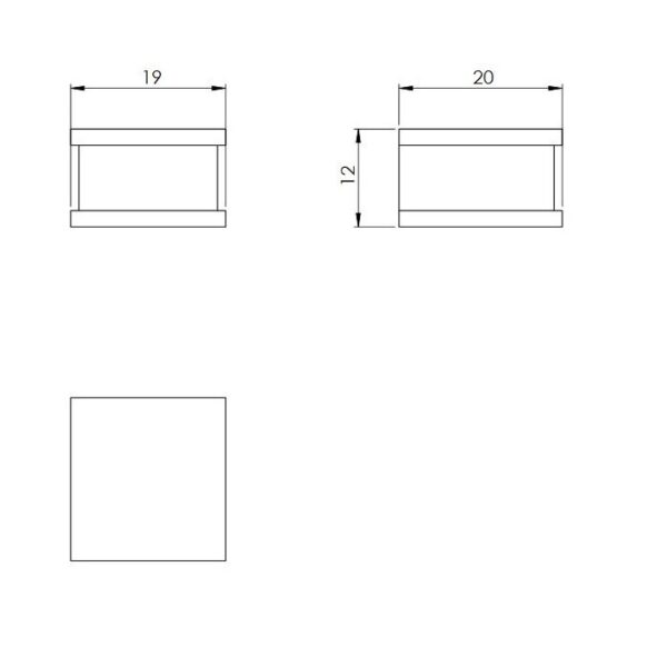 QT umetci, za jedan kabel