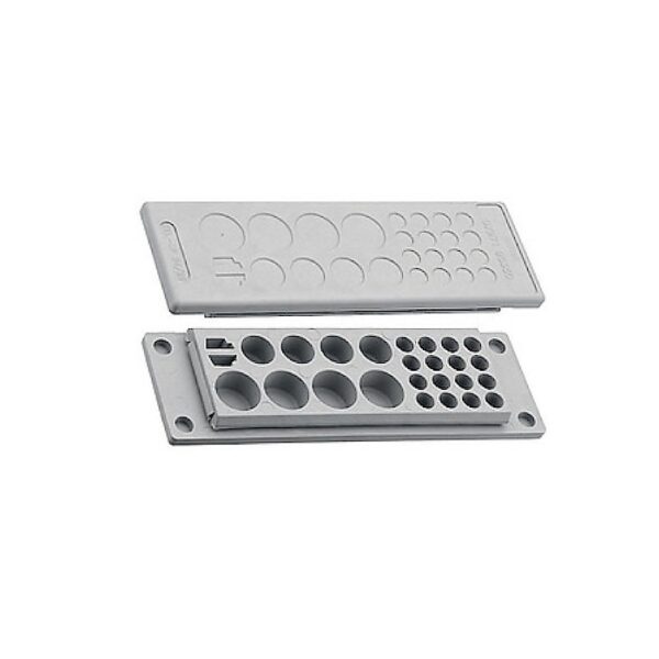 Ploče za provođenje kabela, za debljinu zida 1.5-2.5 mm, KEL-DP 10