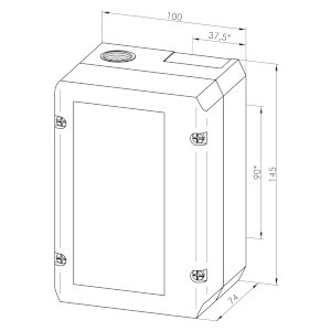 Izolirano plastično kućište s 4 otvora - DIRL4V, DIRL4V-...