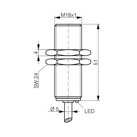 Senzor Full Inox M18