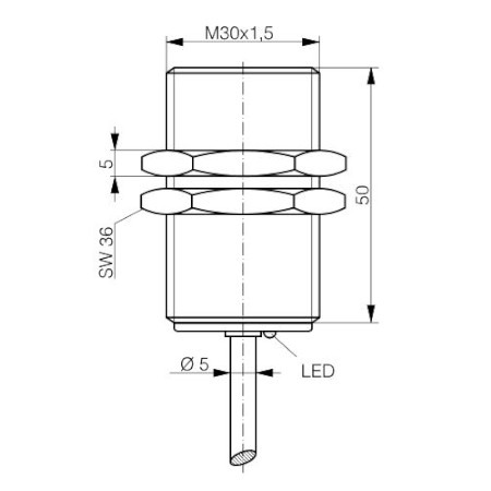 DW-AD-703-M30-BAS_1 Senzor Full Inox M30