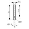 DW-AD-713-04_1 Senzor Extra Distance Ø4