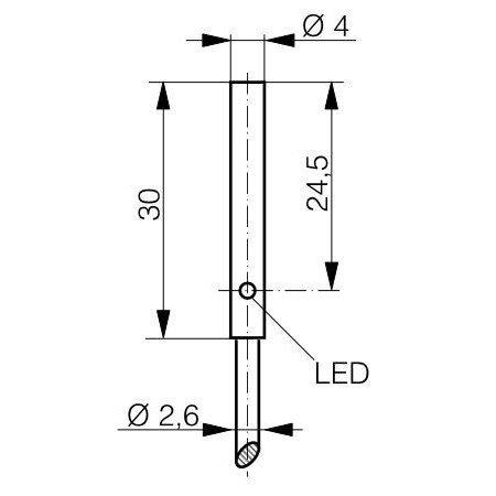 DW-AD-713-04_1 Senzor Extra Distance Ø4