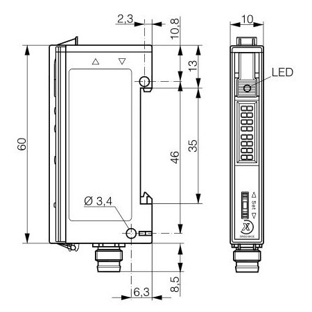 LFS-3066-403_1 Pojačalo s optičkim vlaknima 31x60x10