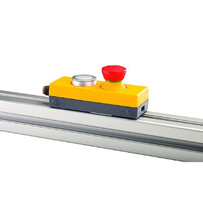 Miniboks s M12 ulazom kabela, uključuje E-stop i tipkalo - MBM128_NOOITI