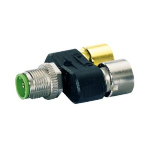 M12 muški ravni – ženski ravni, 5-polni, T-konektor, Slim Line