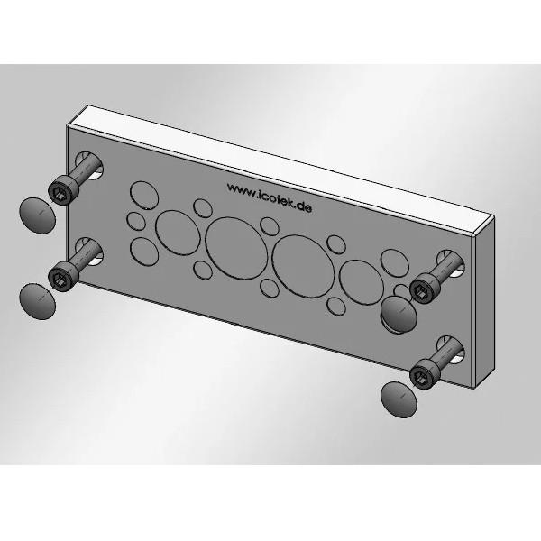 Čepovi za šrafove za okvire za provođenje kabela