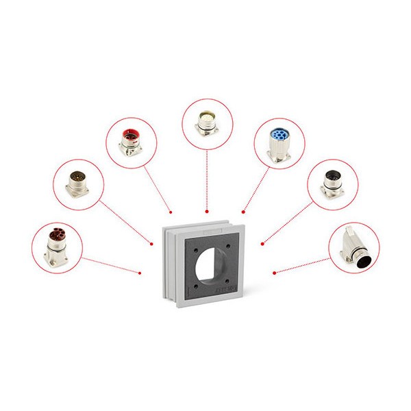 IMAS-CONNECT, adapterski umetak za M23 kvadratnu prirubnicu, za KT