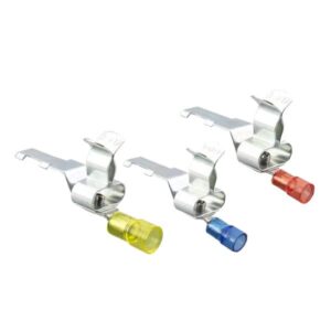 EMC zaštitne stezaljke na stopicama, s fiksiranjem kabela, montaža zakovicama, RCLZ/MSKL