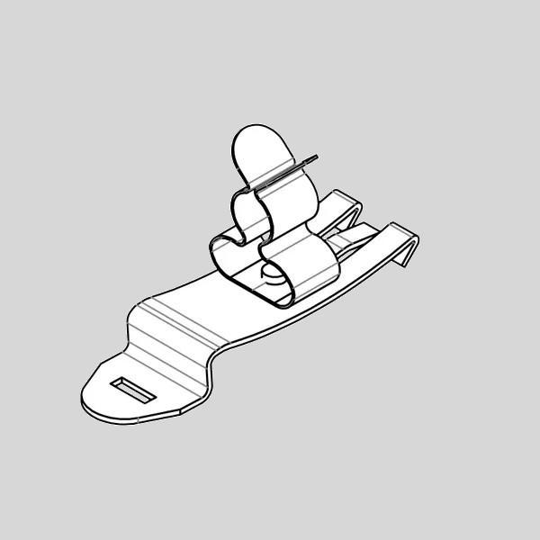 SF-M/MSKL EMC zaštitna stezaljka, za 35 mm DIN-šinu, bez zaštite od naprezanja Velika kontaktna površina Brza montaža bez alata Dizajn opruge ne zahtijeva prilagodbe i trajno će održavati kontakt sa štitom kabela Dizajniran za primjene kod visoke gustoće Otporan na udarce i vibracije, bez održavanja