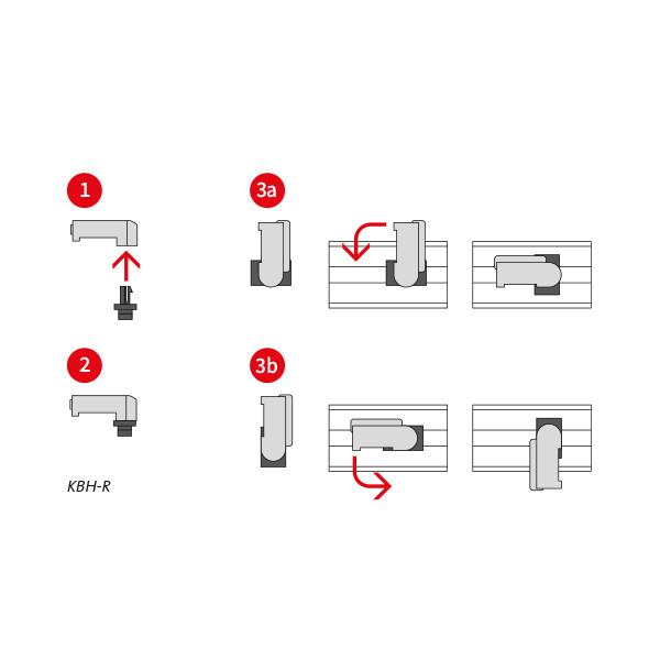 kbh02 KBH - Držači za kabelske vezice na čičak, univerzalni