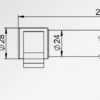 Strojna lampa - TUBE 24V DC,7,2W, 300mm, PC-Rohr