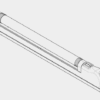 81104 Sistemsko svijetlo LED ALLIO 100-240V, 7.2W, priključni kabel 3000mm
