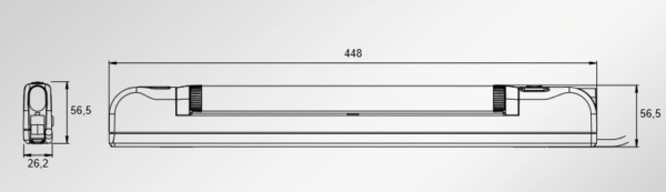81105 Sistemsko svijetlo LED ALLIO 100-240V, 7.2W, priključni kabel 3000mm sa senzorom pokreta
