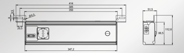 LED ALU-LINE 230V, 12W