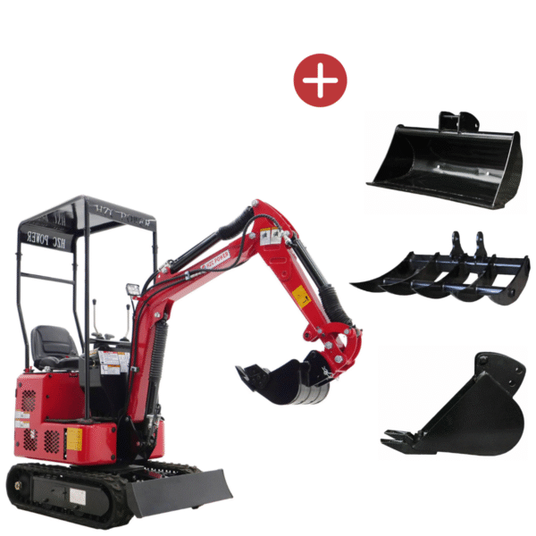 Mini Bager dizel DKB880 + 3 dodatna alata!